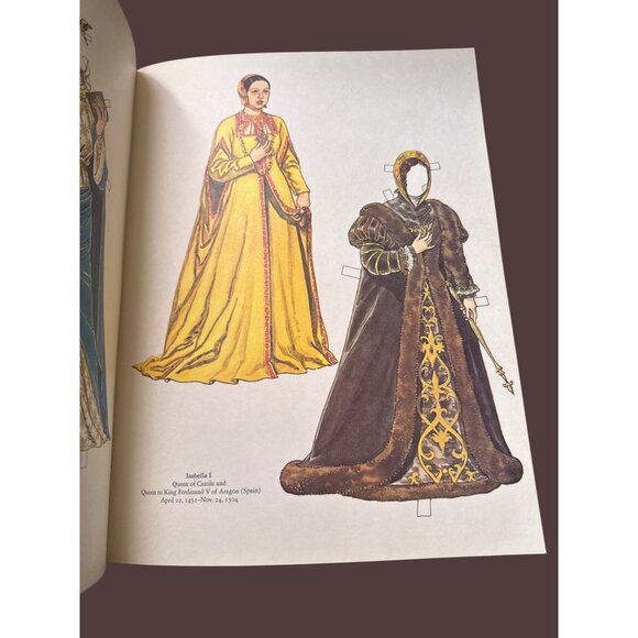 Tom Tierney Great Empresses & Queens Paper Dolls Book In Full Color - Picture 2 of 5